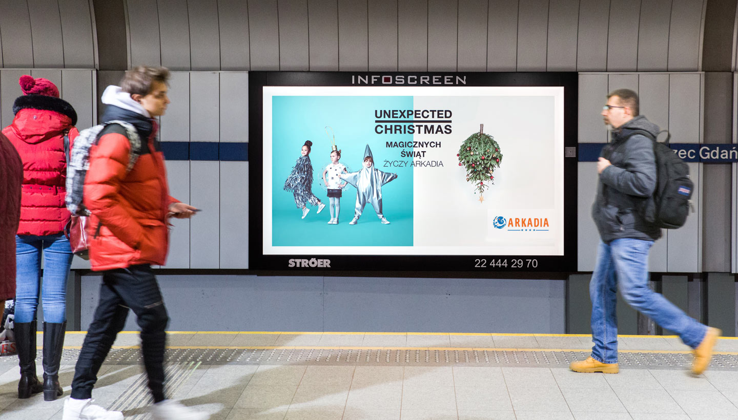 Reklama w metrze Digital Metroboard